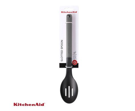 Colher Perfurada em Nylon para Servir Kitchenaid Cinza | Westwing