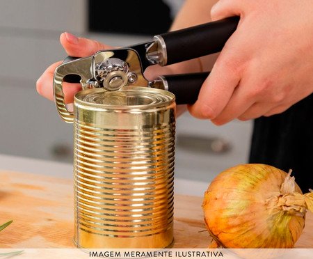 Abridor de Latas Dois em Um Kitchenaid Preto | Westwing