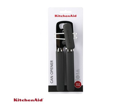 Abridor de Latas Dois em Um Kitchenaid Preto | Westwing