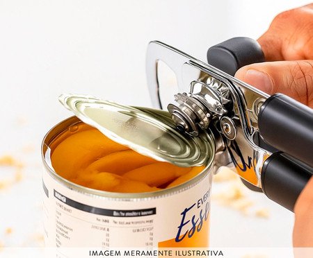 Abridor de Latas Dois em Um Kitchenaid Preto | Westwing