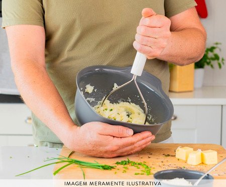 Amassador de Batata Profissional Kitchenaid Branco | Westwing