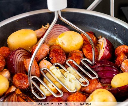 Amassador de Batata Profissional Kitchenaid Branco | Westwing