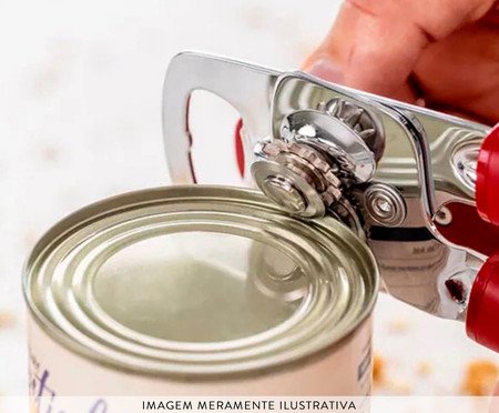 Abridor de Latas Dois em Um Kitchenaid Vermelho | Westwing