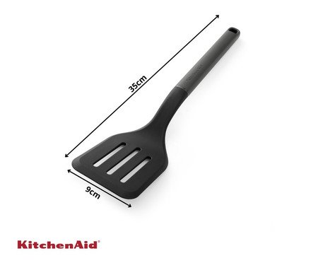 Espátula Perfurada em Nylon Kitchenaid Cinza | Westwing