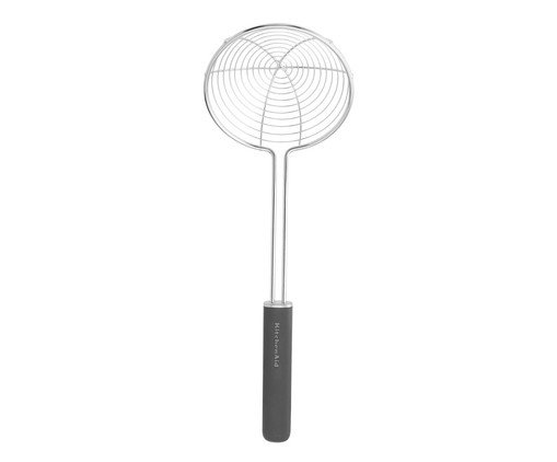 Escumadeira para Fritura em Aço Inox Kitchenaid Preta, black | WestwingNow