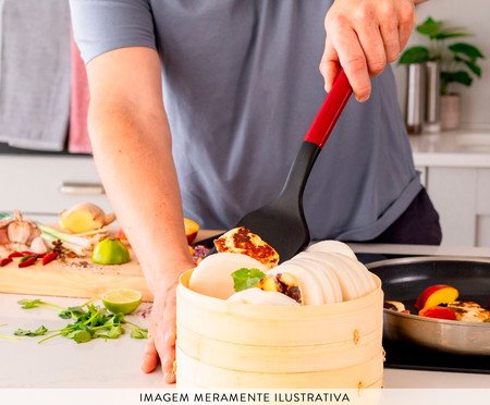 Espátula Turner em Nylon Kitchenaid Vermelha | Westwing