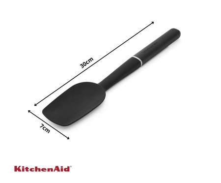 Espátula Clássica em Silicone Kitchenaid Preta | Westwing