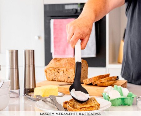 Colher Perfurada em Nylon para Servir Kitchenaid Branca | Westwing