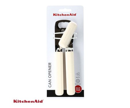 Abridor de Latas Dois em Um Kitchenaid Branco | Westwing