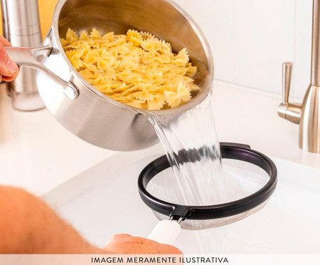 Peneira em Aço Inox Prática Kitchenaid Branco | Westwing