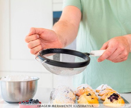 Peneira em Aço Inox Prática Kitchenaid Branco | Westwing