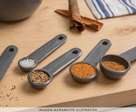 Jogo de Colheres Medidoras Luxo Kitchenaid | Westwing