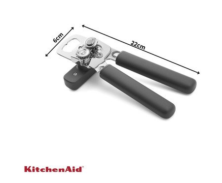 Abridor de Latas Dois em Um Kitchenaid Cinza | Westwing