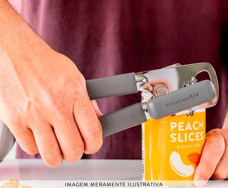 Abridor de Latas Dois em Um Kitchenaid Cinza | Westwing