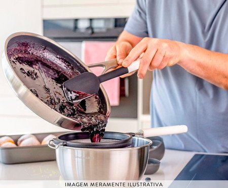 Espátula Clássica em Silicone Kitchenaid Branca | Westwing