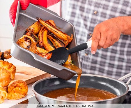 Espátula Clássica em Silicone Kitchenaid Branca | Westwing