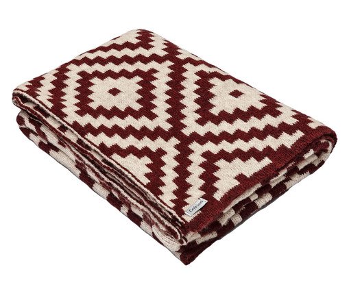 Manta Étnica Papiro e Marsala, multicolor | WestwingNow