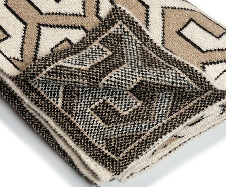 Manta Tortue Papiro e Preta | Westwing