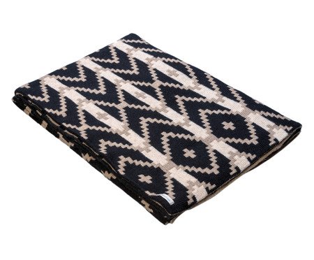 Manta Chevrons Preta | Westwing