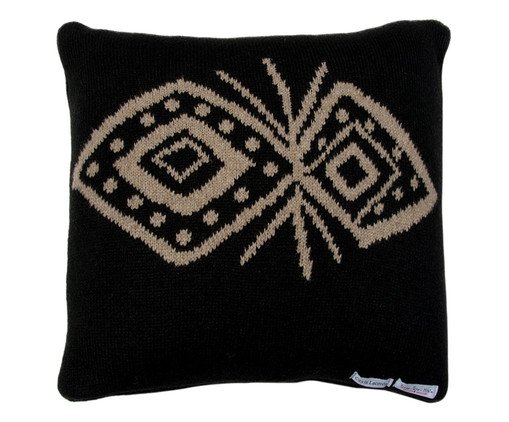 Capa de Almofada Coruja Guardiã Preta, multicolor | WestwingNow