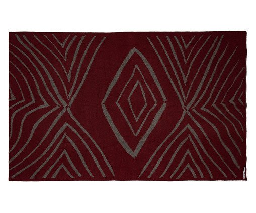 Manta Gavião Real Marsala e Bombom, multicolor | WestwingNow