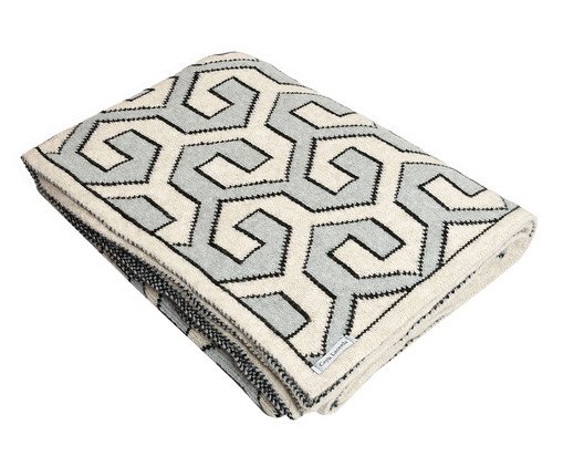 Manta Tartaruga Pérola e Chumbo, multicolor | WestwingNow