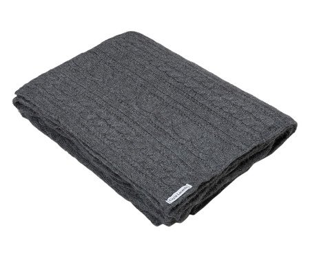 Manta Tranças Cinza Mescla | Westwing