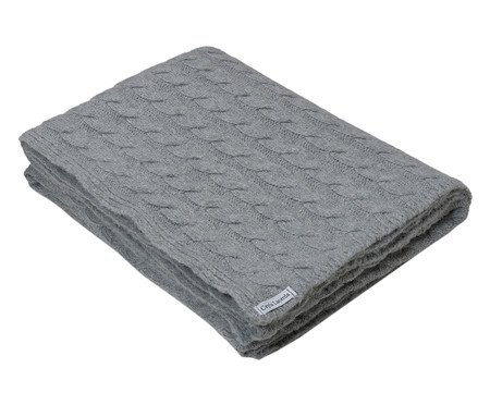 Manta Estela Cinza Gelo | Westwing