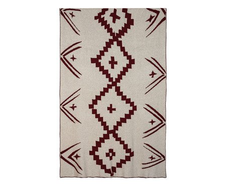 Manta Arco e Flecha Marsala e Papiro | Westwing