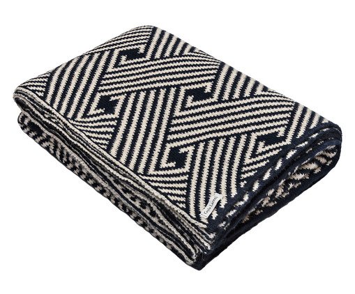 Manta Colombina Preto e Pérola, multicolor | WestwingNow