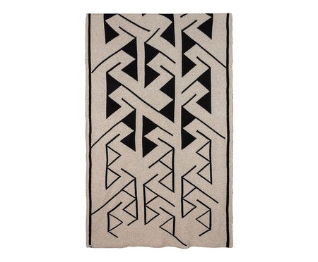 Manta Montanha Papiro e Preto | Westwing