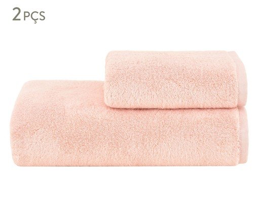 Jogo de Toalhas Colors Figo - 2 Pçs, Rose | WestwingNow