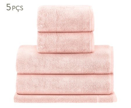 Jogo de Toalhas Colors Figo - 5 Pçs | Westwing