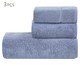 Jogo de Toalhas Colors Ardósia - 3 Pçs, blue | WestwingNow