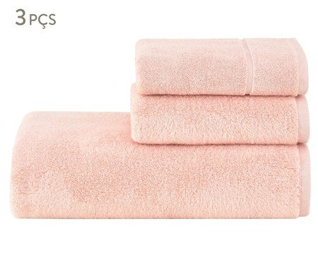 Jogo de Toalhas Colors Figo - 3 Pçs | Westwing