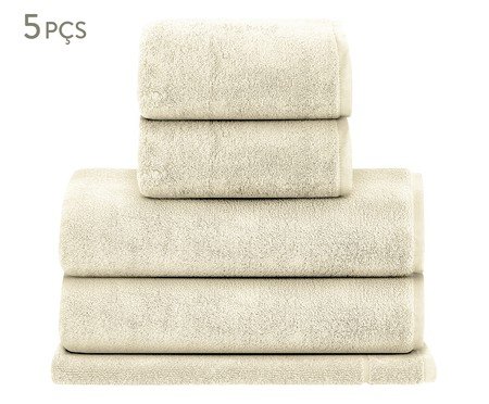 Jogo de Toalhas Colors Rice - 5 Pçs | Westwing