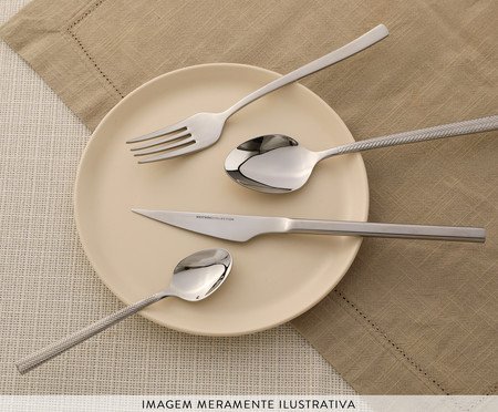 Jogo de Talheres Luna - 24 Pçs | Westwing