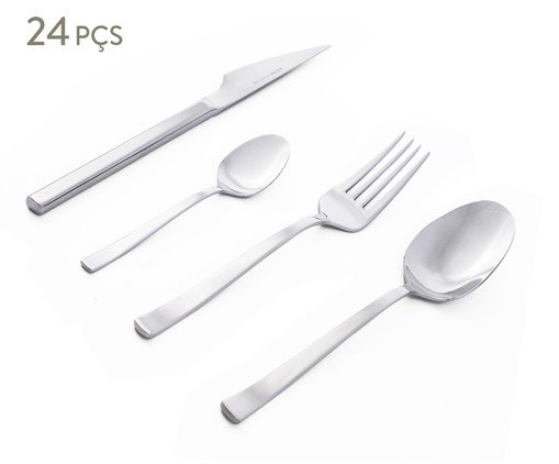 Jogo de Talheres Kaia - 24 Pçs, silver or metallic | WestwingNow