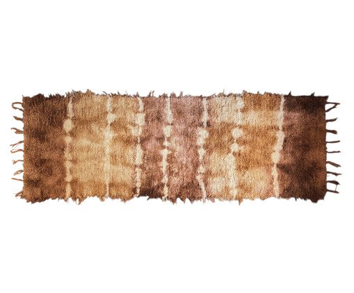 Passadeira Felpuda Tie-Dye Canela, brown | WestwingNow