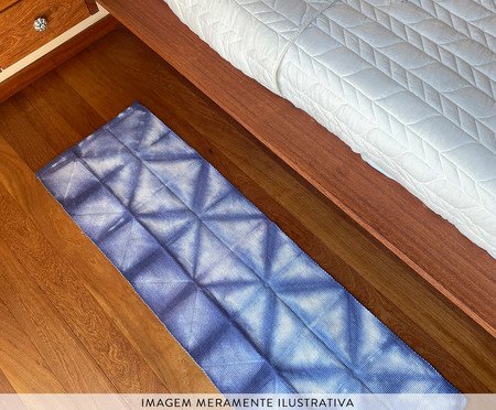 Passadeira Shibori Indigo Tris | Westwing