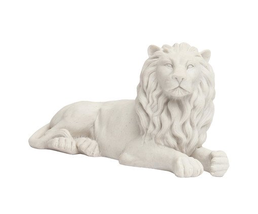 Escultura Leão, beige | WestwingNow