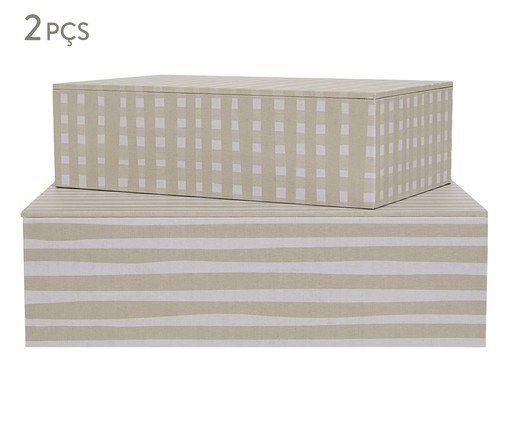 Jogo de Caixas Djeuti, beige | WestwingNow