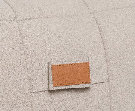 Puff-Poltrona com Braços Garden Bege | Westwing