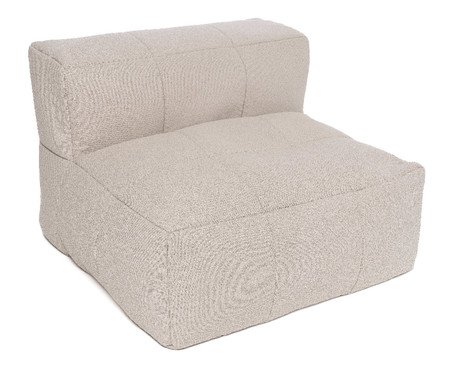 Puff-Poltrona Central Garden Bege | Westwing