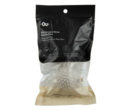 Jogo de Esferas para Secar Roupa Flow Bege | Westwing