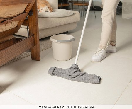 Pano de Chão com Encaixe Flow Chumbo | Westwing