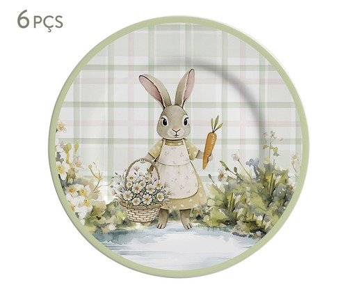 Jogo de Pratos de Sobremesa Betânia, multicolor | WestwingNow