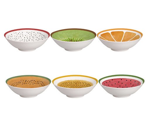 Jogo de Bowls Mix Salada de Fruta, multicolor | WestwingNow