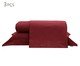 Jogo de Lençol Colors Merlot 200 Fios, red | WestwingNow