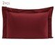 Jogo de Fronhas Bordadas Colors Merlot 200 Fios, red | WestwingNow